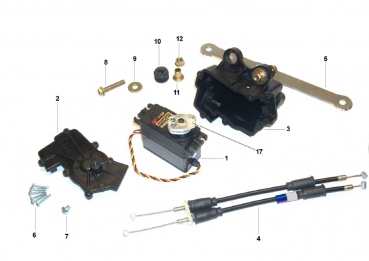 Gehäuse für Servomotor TMEES-I, # 68180.