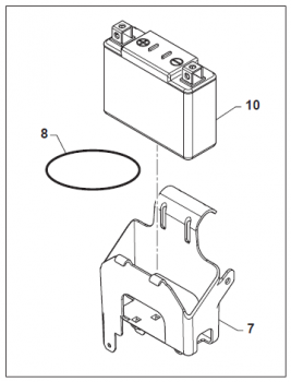 Batterie  #68218,  bitte # 68234 bestellen