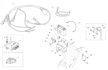 Kabelbaum 2T 125 Fi SMR  INJ.CYL. # 68269`