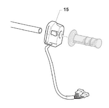 Licht-Blinkerschalter END. MY22-. # 68287`