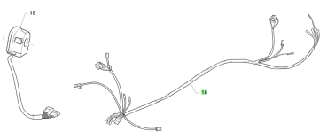 Kabelbaum Lichtsystem 2T/4T ENDURO CPL MY2022, # 68292`