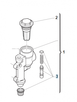 Repkit für Fußbremspumpe Brembo 85 junior MX 2013 , # 69263`