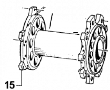 Radnabe Hinten 05/14 kpl. # 70119.