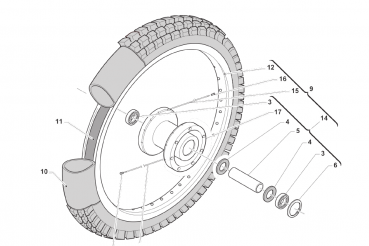 O RING Vorderradnabe junior ab mod 2013, # 12062`