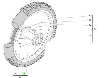 Speiche R.PST.4.0/3.3/4.0 X 199.# 70271`