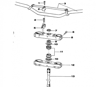 Abdichtung Lager Steuerkopf mod.  98/01, # 72002.98`