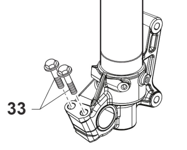 Klemmschraube Gabelfuss KYB 48. # 72622`