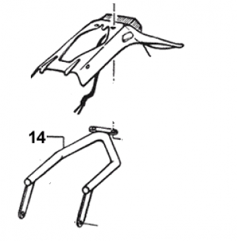 Haltebügel Kotflügel hinten 2005 SM, # 73111
