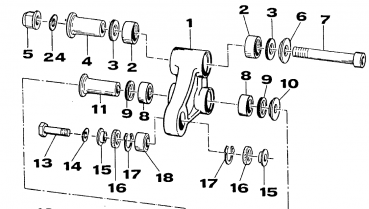 Buchse Umlenksystem,  # 73201` , ersetzt durch 73207`