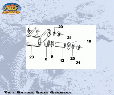 Abschlußdeckel Buchse Umlenkung  12 (31X5), Artikel nicht mehr lieferbar 