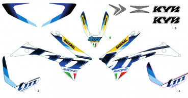 Aufkleber Kotflügel vorne mod 2021, # 94037.21`
