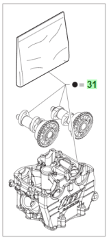Zylinderkopf  CPL 450 SMK ES my 2020. # F02890.2`