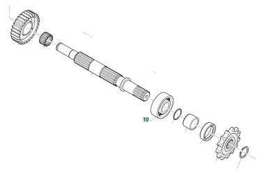 Kugellager 22X50X14, # F03368`