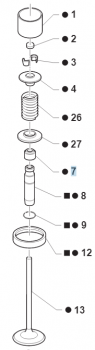 Ventilschaftdichtung 4T VSS-305, # F04356`