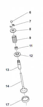 Ventilschaftdichtung 3242V Twinpipe, # F04378`