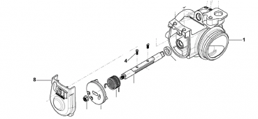 Abdeckung Drosselklappengehäuse, # F08051