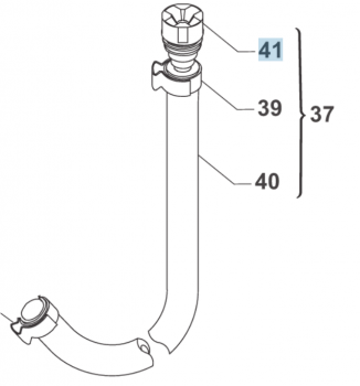 Anschluß Benzintank Modellreihe Fi, # F08087`