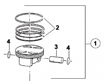 Kolbenkit 450Fi 94.96 SMX13 CPL, # F10830.96`