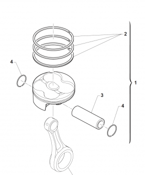 Kolbenkit 250Fi MX 76.95 2018, # F10863.95`