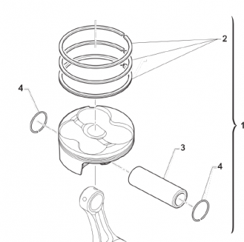 Kolbenkit Ø 80,95 C.19,3 300cc. # F10868.95`