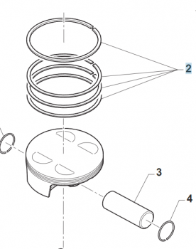 Kolbenringsatz Wiseco D.95 W., # F11376`