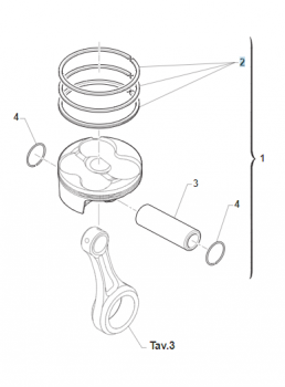 Kolbenring Set, D.81 NPR # F11409;