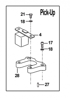 Halter für Pickup, # F15489;