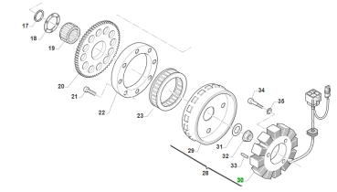 STATOR KOK YS 9022 KOK/AMP. # F15551.01`