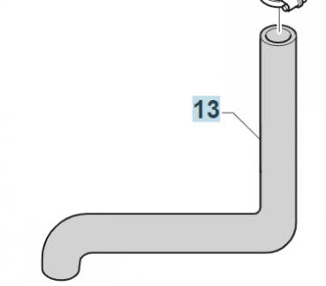 Kühlwasserschlauch, # F21448,