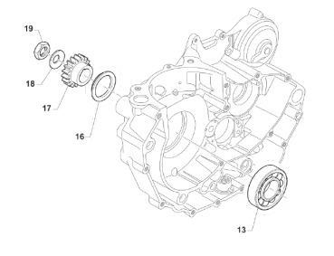 Distanzring Primärritzel 4T, # F26315