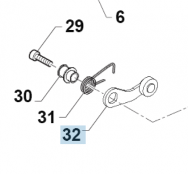 Schaltwalzenarretierung 250Fi, # F26479.