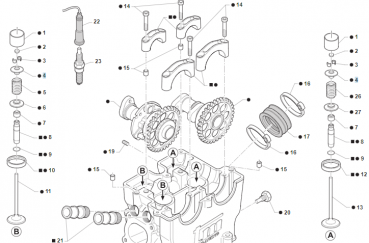 Federteller unter für Feder F16472 ASP. 4504T FF SMX Kit, # F26723`