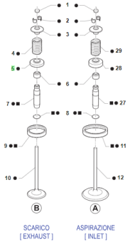Federteller Auslassventil SMX , # F26724`