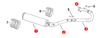 Schalldämpfer HGS 4T ENDURO , # F27524