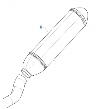Schalldämpfer SMR My 20, EU4 HGS 450/530Fi, # F27623;