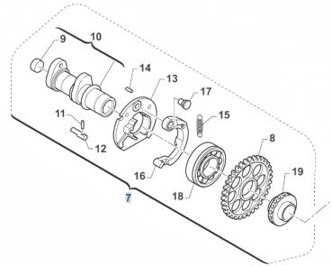 Nockenwelle Auslass, 530 S4, # F28683.530`