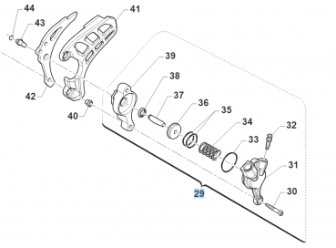 Kupplungsnehmer 4T 250/300 CPL, # F30005`