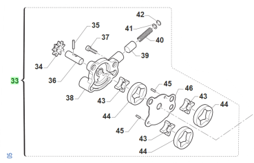 Ölpumpe 250/300 Fi Twin. # F30068`