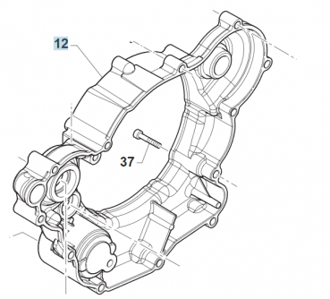 Kupplungsgehäuse 4T,# F30793.