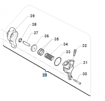 Kupplungsnehmer 4T 250N, # F30917, ersetzt durch # F30005,