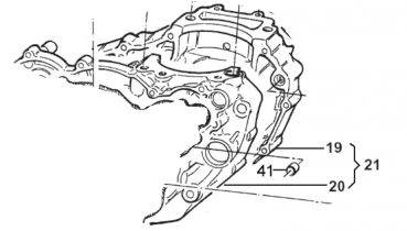 Motorgehäuse  450Fi KS 11/14, #F30953
