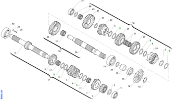 Zwischenscheibe Getriebe. # F40036.1`