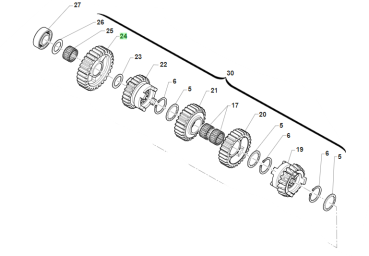 Zahnrad 1a A.S. Z31 300 4T. # F40106`