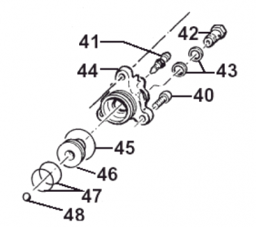Hohlschraube 6mm, Kupplungsnehmer mod 2004. # F49801`
