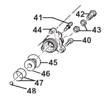 Hohlschraube 6mm, Kupplungsnehmer mod 2004 , # F49801