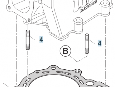 Stehbolzen M8, 53. # F49926.