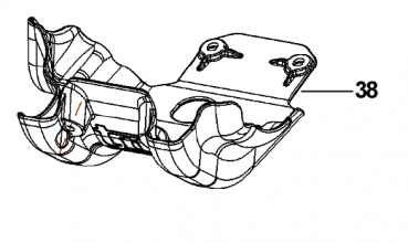 Motor und Rahmenschutz 4T 250F/FI  MX/EN. # F50826`