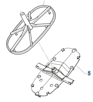 Einsatz für Luftfiltergehäuse 4T MY22, # F67202;