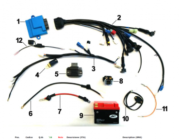 Starterrelaise 4T/2T alle modelle mit Elektrostarter, # F68102`