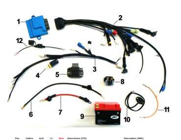 Starterrelaise 4T/2T alle modelle mit Elektrostarter, # F68102.